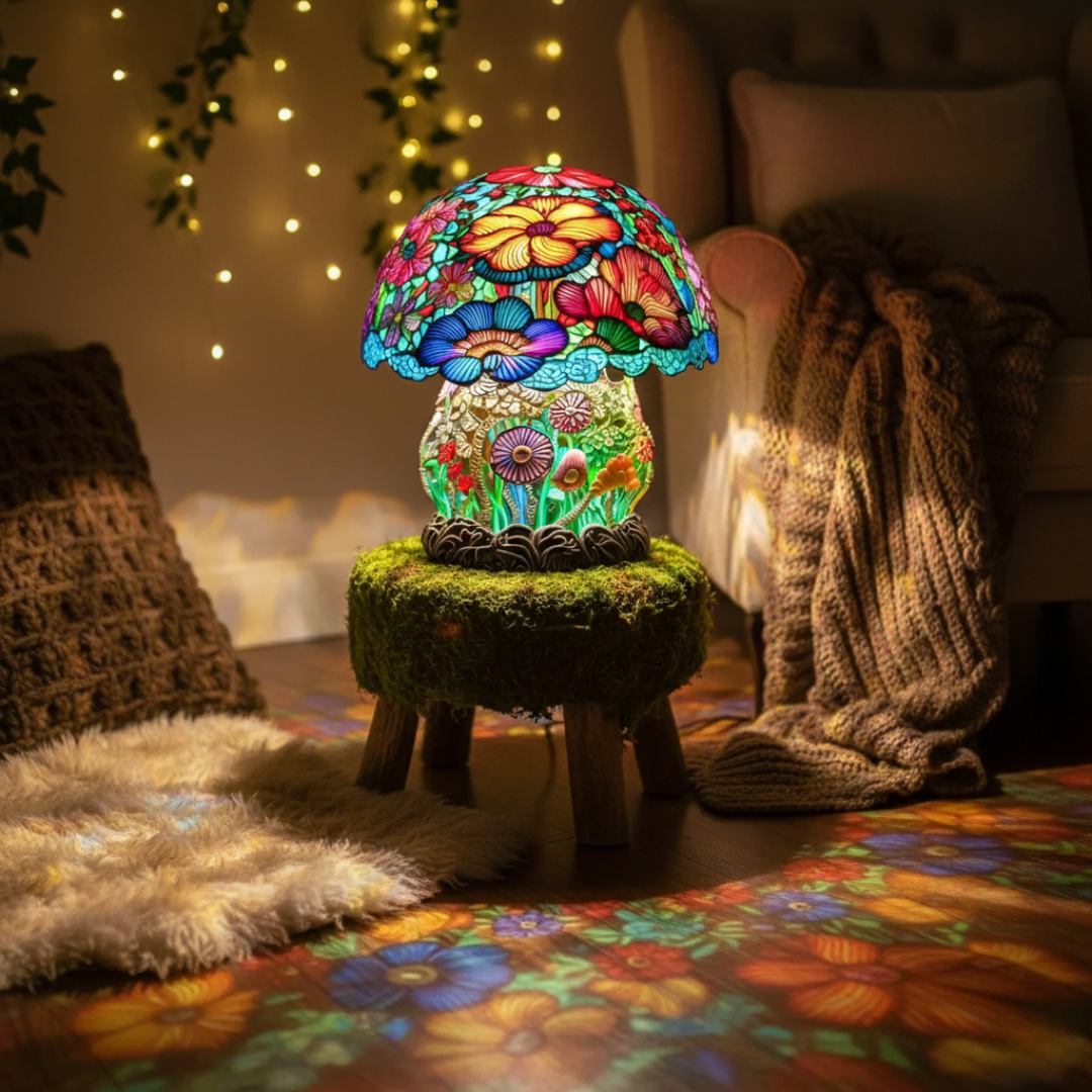 Frostet Sopp Lampe