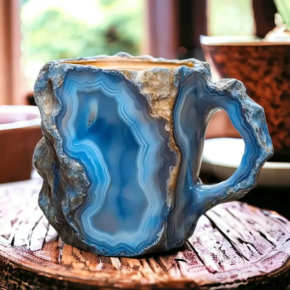 Krystall-infuserte mineral kaffekopper